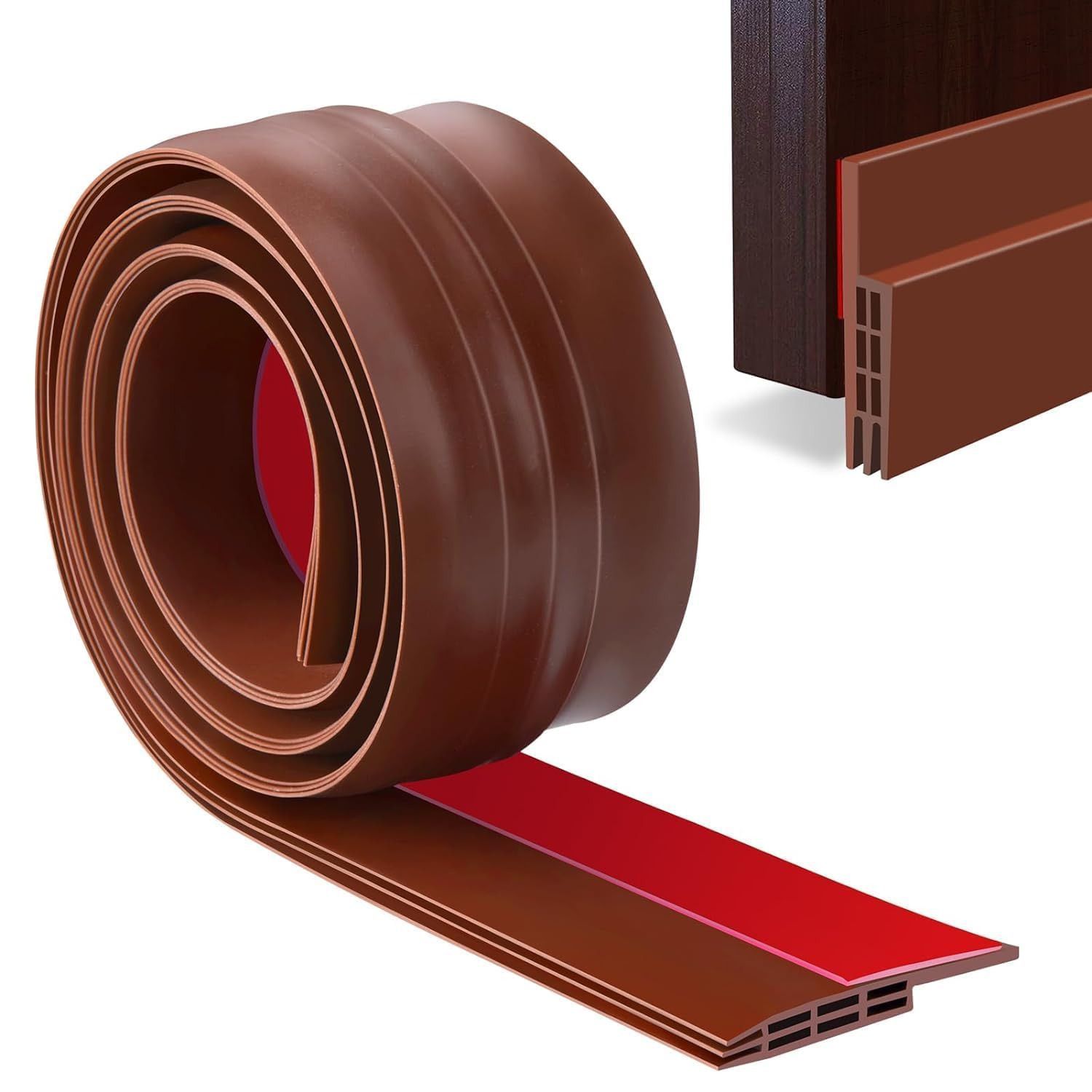 Wholesale Item - BROWN DOOR GUARD SEALING TAPE - MOQ 32 Pieces