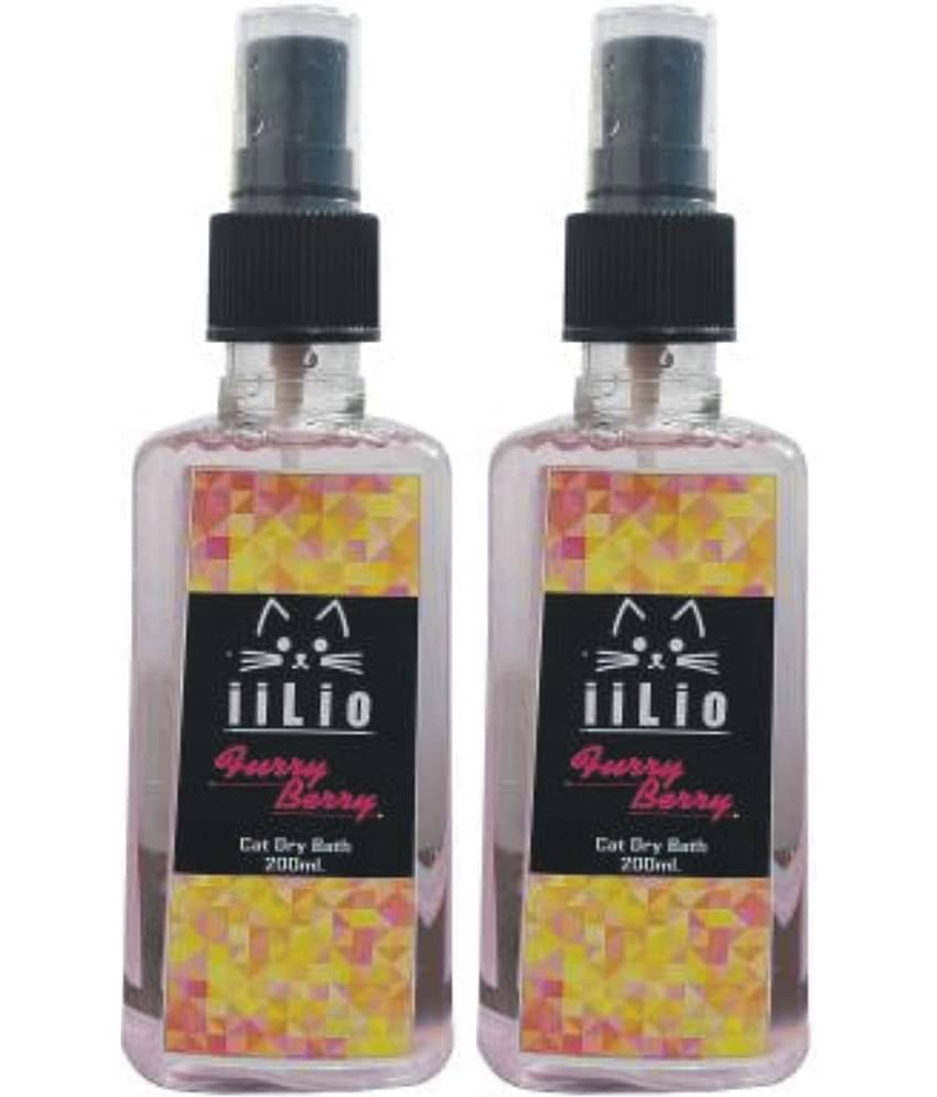 Furry Berry Cat dry bath shampoo Pack of 2 (400ML)