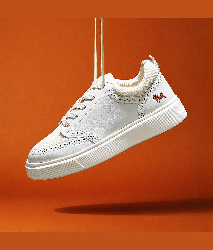 Neemans Off White Men's Sneakers