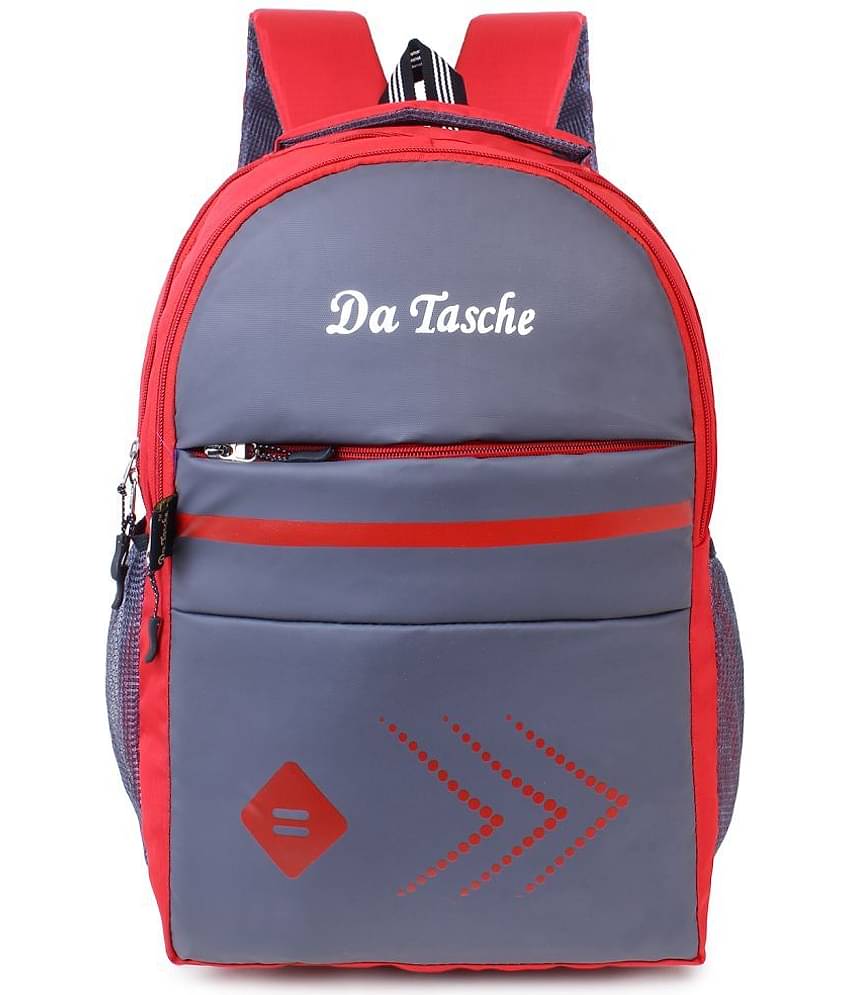 Da Tasche 30 Ltrs Red Polyester College Bag