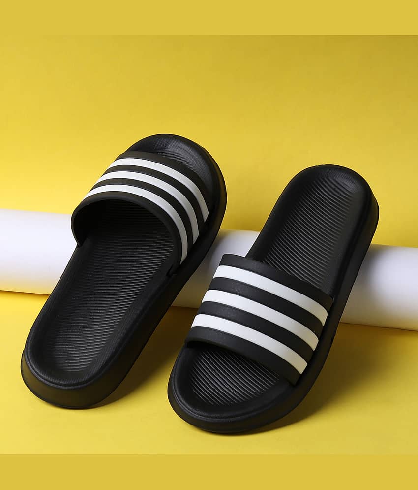 KNIEVL Black Men's Slide Flip Flop