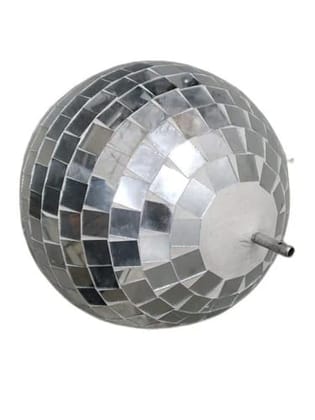 SPARKWORLD 12-Inch Disco Mirror Ball | Hanging Rotating Reflective Party Ball for DJ Lights, Weddings, Clubs & Home Decoration | Colour: 12 Inch