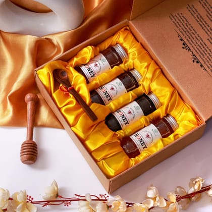 Festival Gift Hamper Set Of 4 Different Forest Honey.