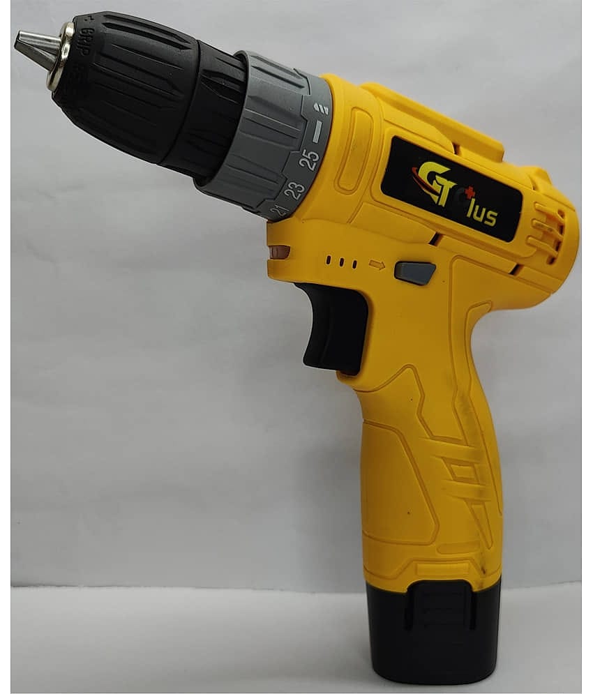 GT PLUS - 12 Volts 10mm Cordless Drill Machine
