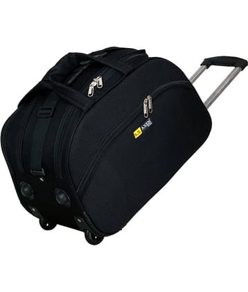 AXEN BAGS Black S (55cm) + L (Between 75 to 77 cm) Cabin TR1_Black Luggage