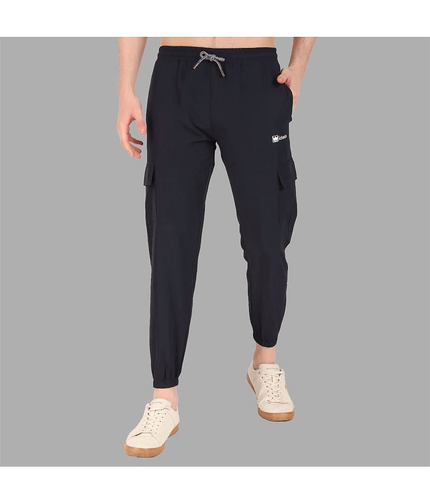 IDASS Blue Nylon Men's Joggers ( Pack of 1 )