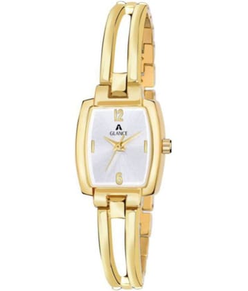 Aglance Stainless Steel Tonneau Womens Watch