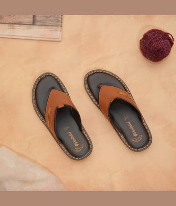 Inblu Black Men's Thong Flip Flop