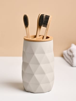 VON CASA Grey toothbrush Holder