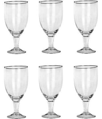 Afast Wine  Glasses Set,  180 ML - (Pack Of 6)