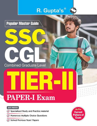 SSC-CGL (Combined Graduate Level) - TIER-II (Paper-I) Exam Guide (R-2567)