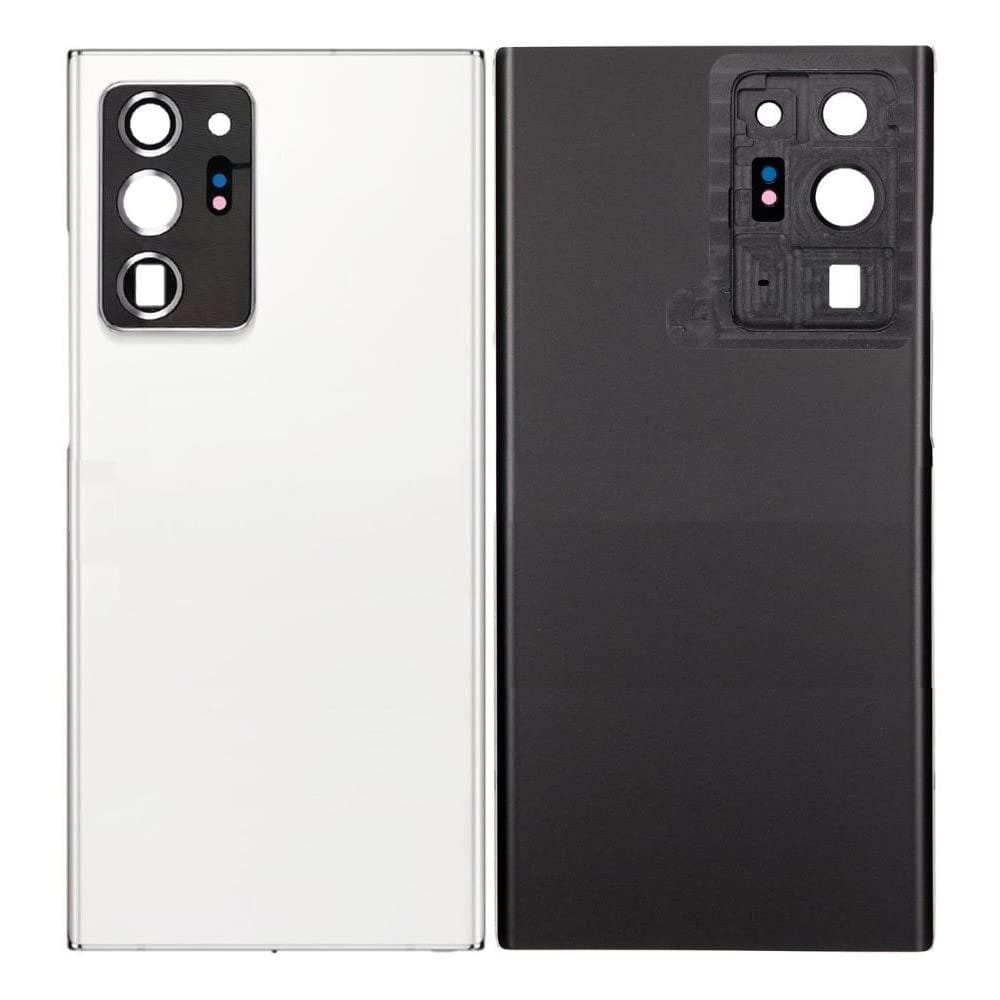 Back Glass Panel for Samsung Galaxy Note 20 Ultra Mystic White FIITING with Camera Lens Module and Self Adhesive Tape