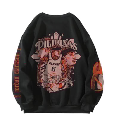 Jordan Clarkson Designed Oversized Sweatshirt-S / Black