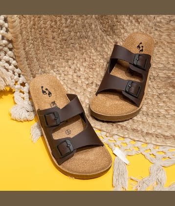 Aerowalk Black Women's Slide Flip Flop