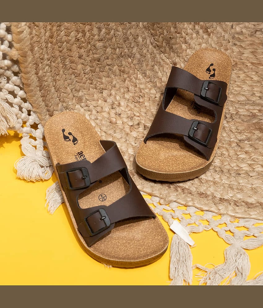 Aerowalk Black Women's Slide Flip Flop