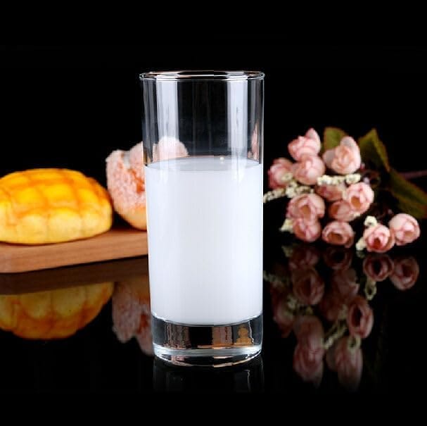 Premium Crystal Juice and Water Glasses | 220 ML | Set of 6 | Long Elegant Drinking Tumbler | Stylish Round Highball Glass for Cocktails, Mocktail |