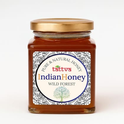 IndianHoney Wild Forest Honey & Red Honey Combo Pack (230gm & 230gm)