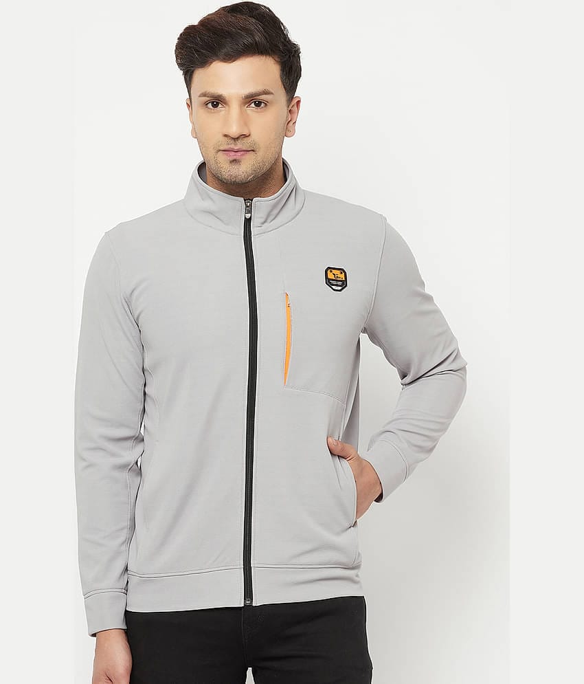 Glito Grey Casual Jacket