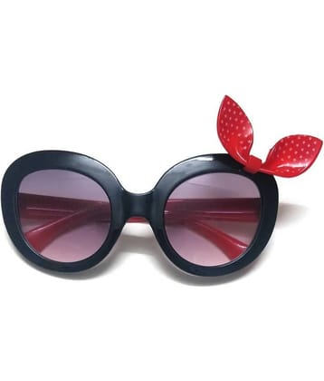 PIRASO Black Oversized Sunglasses ( Pack of 1 )