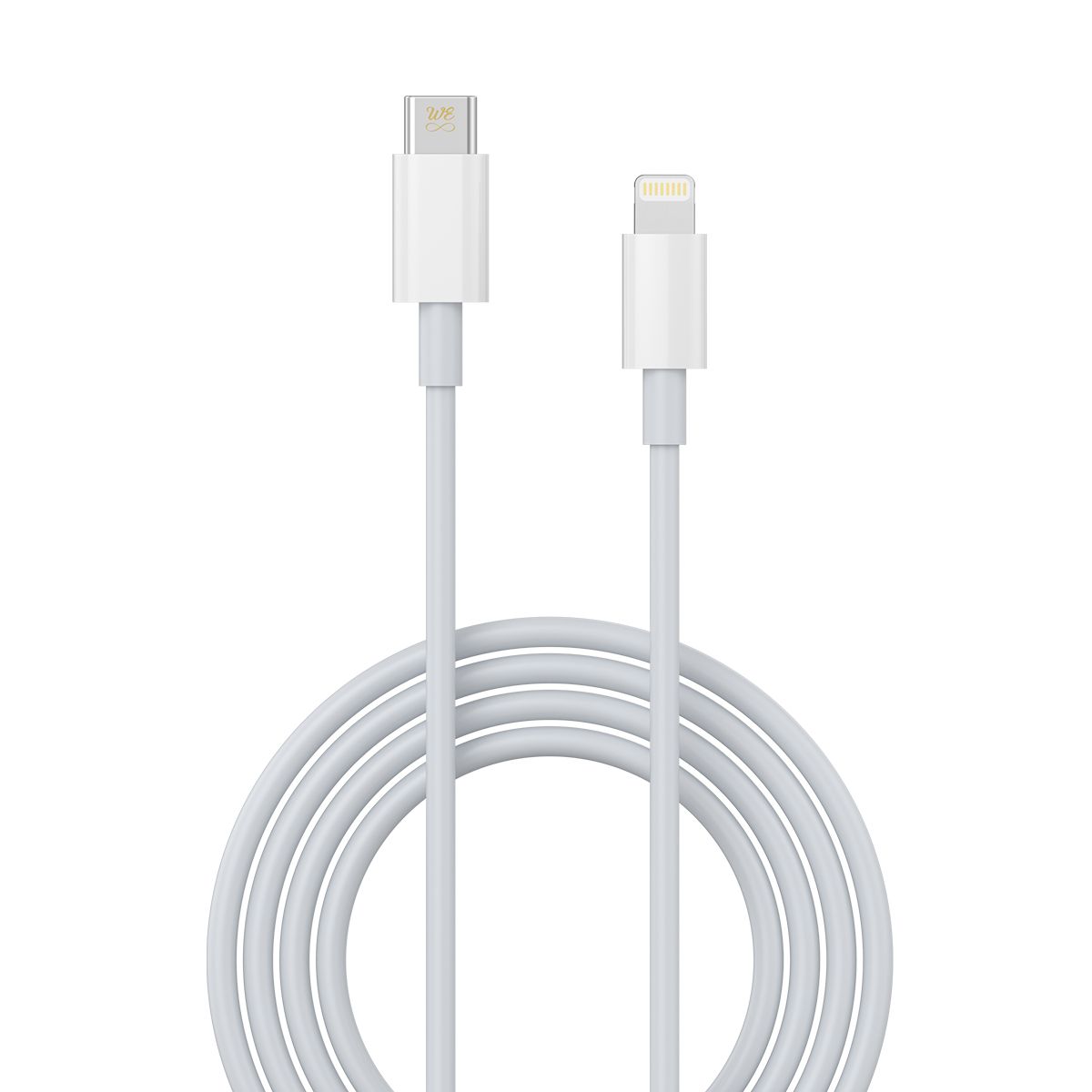 Walta Elite Real Plus Type-C To iPhone Fast Charging and Syncing Cable Compatible with iPhone, Upto 5 Amp - White