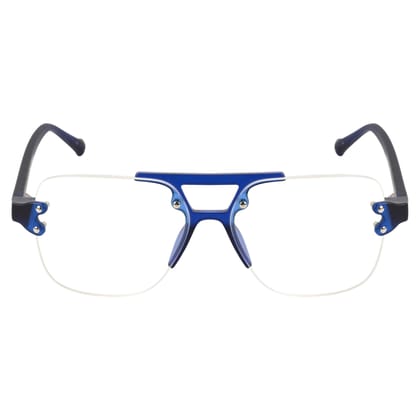 TERRY & CO | Zero Power Blue Cut Eyeglasses | Anti-Glare, UV Protection, Lightweight | For Gaming & Computer Use | Unisex | BLUE