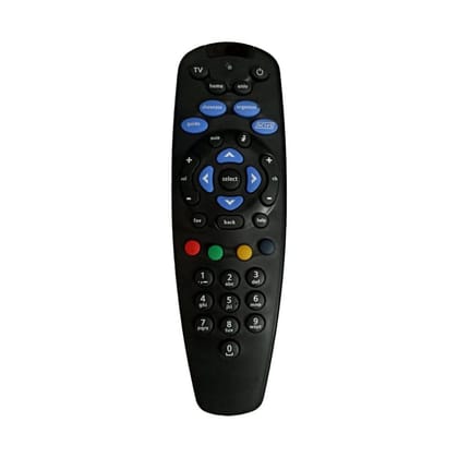 V3Deals Compatible Tata Sky Remote - Non Voice, Non Recording | Replacement of Original dth SD tata Sky Set top Box Remote - Please Match The Image with Your Old Product (Tata Sky SD)