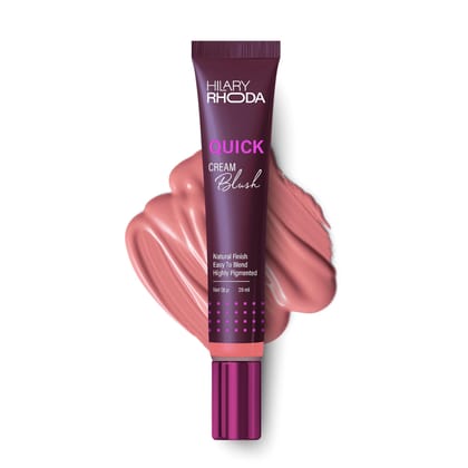 Hilary Rhoda Quick Cream Blush | Pink | Long-Lasting & Buildable Liquid Blush | Highly Pigmented | Lightweight & Easy to Blend | For All Skin Types | (Perfect Pink) - 20ml Hilary Rhoda Quick Cream Blush | Pink | Long-Lasting & Buildable Liquid Blush | Hi