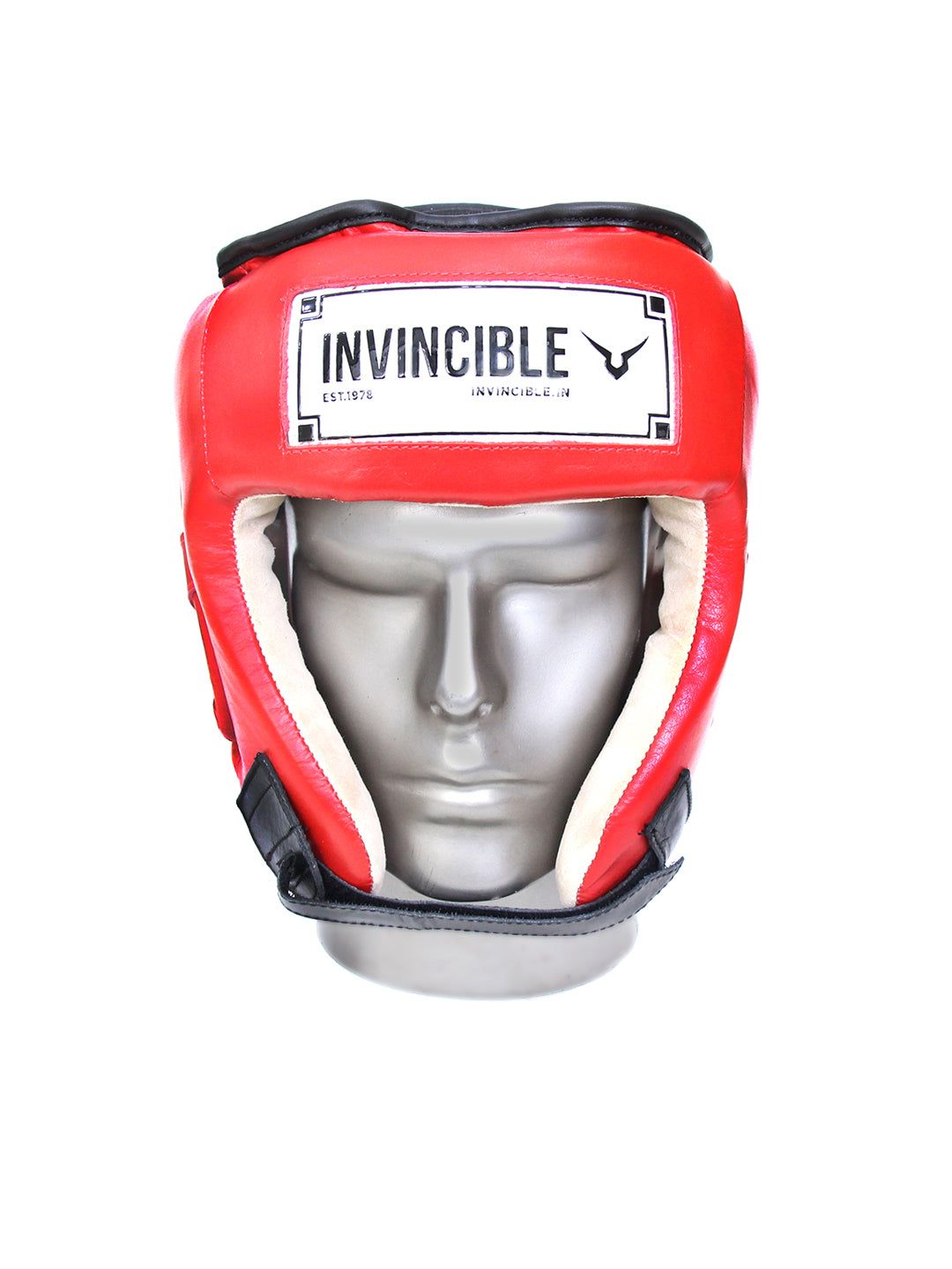 Invincible Amateur Competition Head Guard-Red / S