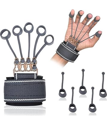 Finger Gripper Exerciser Hand Strengthener 6 Months Warranty Finger Resistance Band Climbing Finger Strengthener Guitar Finger Stretcher Finger Extensor Strengthener Pack of 1