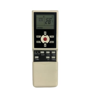 AC Remote No.55 No Backlight, Bluestar AC Remote Control (White)