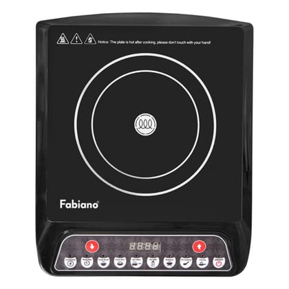 Fabiano Induction Prime Push Button 2000 Watts - Black
