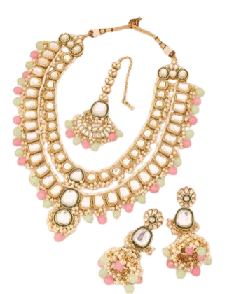 Elegant Gold Plated Jewellery Set