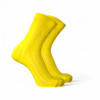 SOLIDCOLOR- YELLOW-Pack of 1-Pair
