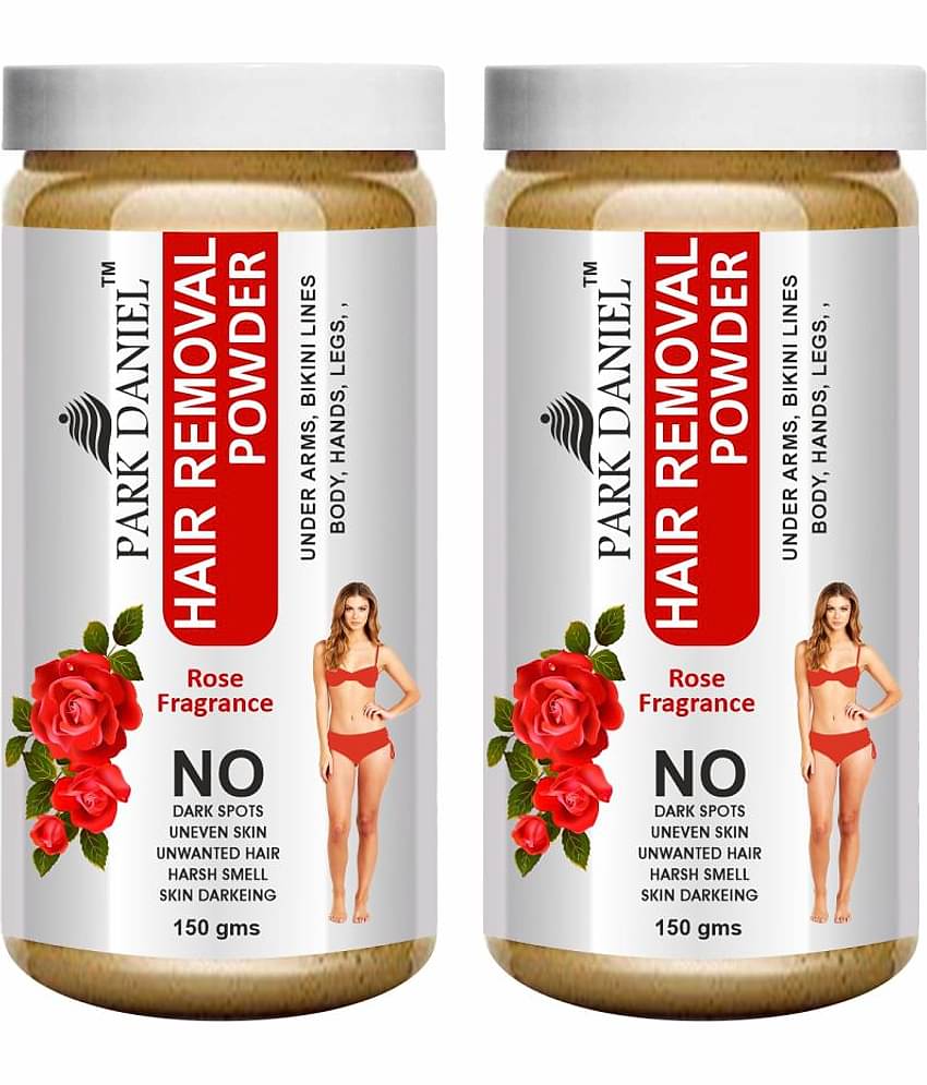 Park Daniel Rose Fragrance Hair Removal Powder 300 g Pack of 2