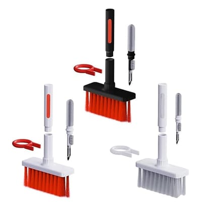 5 in 1 Keyboard Cleaning Brush Multi-Function Dust Remover for Laptops, Keyboards, and Electronics, Anti-Static, Durable, and Easy to Use
