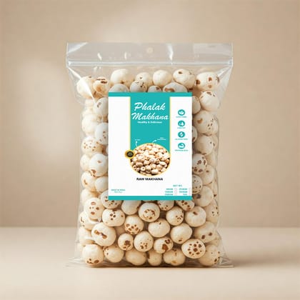 Phalak Makhana | Crunchy & Raw Plain Makhana 1kg | Pack of 4(250gm)