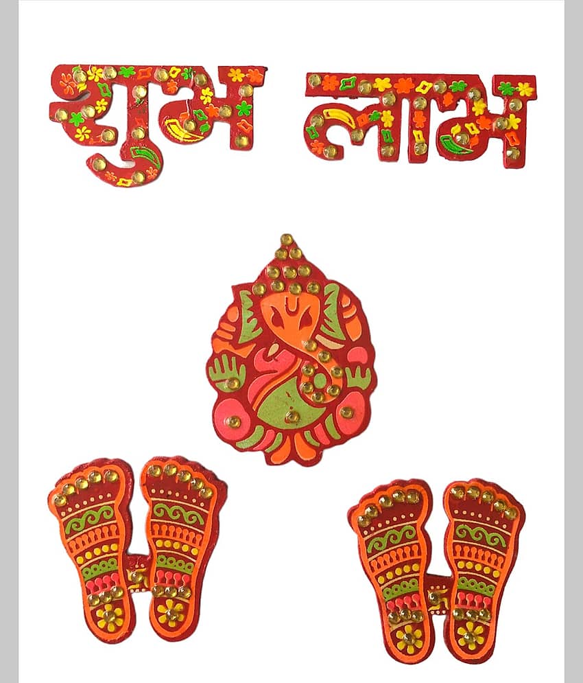 THRIFTKART - Multicolor Wood Diwali Hamper