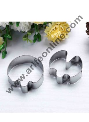 Cake Decor 2 Pcs Pea Flower Petals Cutter Bakeware Mould Biscuit Mould Set Sugar Arts Fondant Cake Decoration Tools