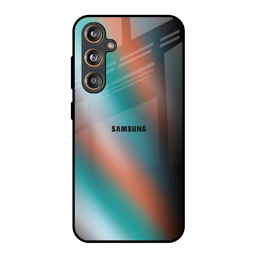 Melted Emerald Glass Case for Samsung Galaxy M55s