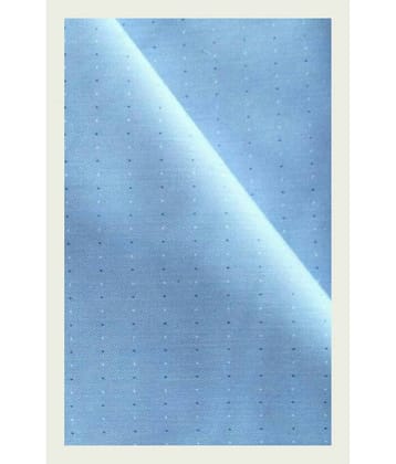 Makhanchor - Blue Cotton Men's Unstitched Shirt Piece ( Pack of 1 )