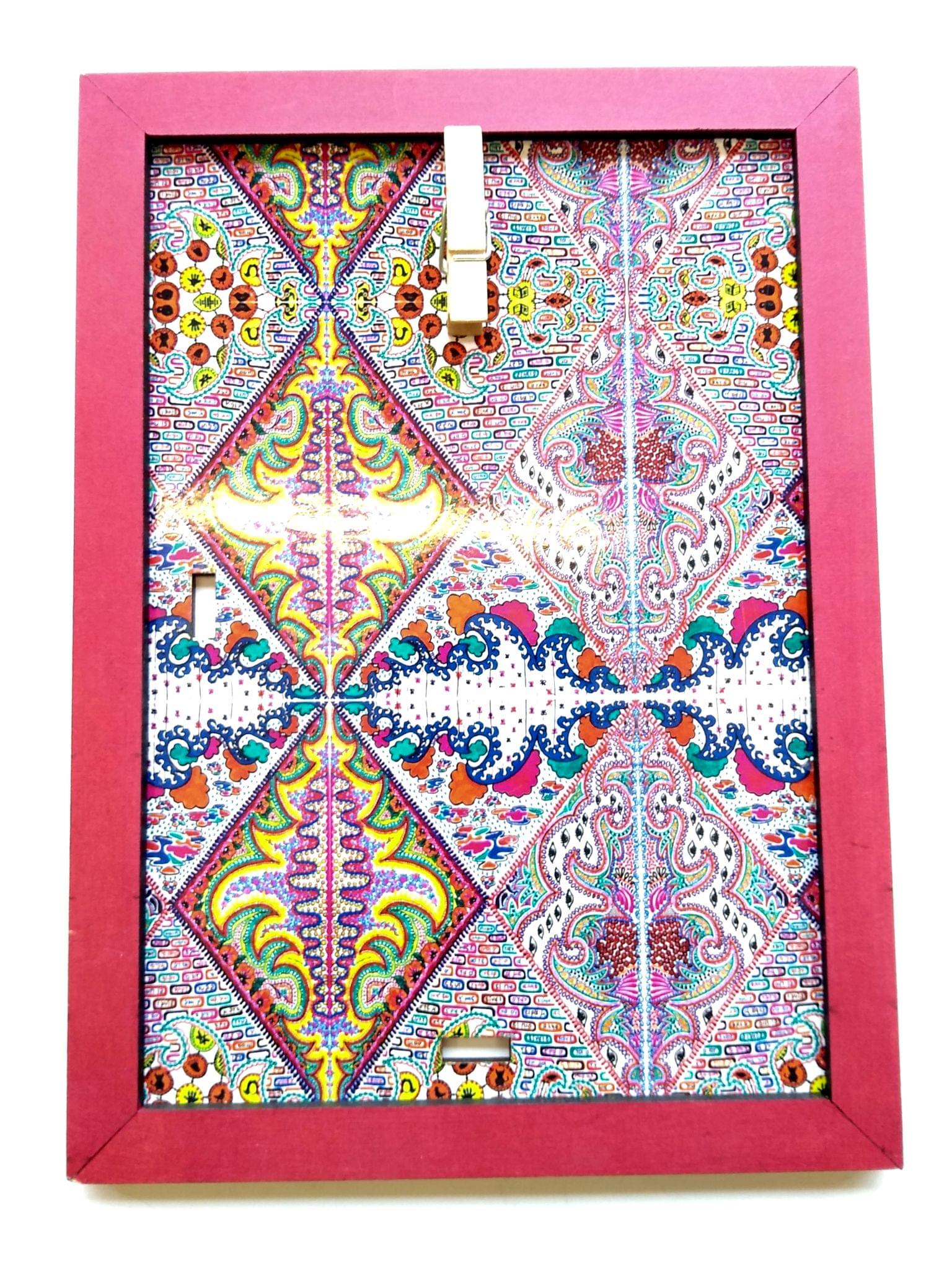 The Story of Waves Photo Frame with Magenta Borders 1