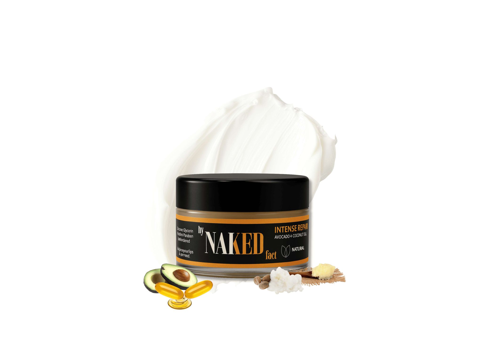 By NAKED fact Intense Protection Whitening/Brightening Lip Balm for Dark, Pigmented, Dry & Chapped Lips with Vitamin E, Cow Ghee & Kokum Butter For Men, Women & Kids - 10 gm (Pack of 2)