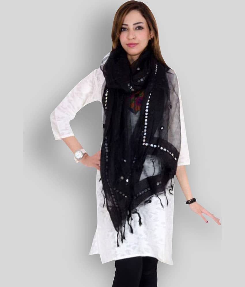 Apratim Black Tissue Dupatta