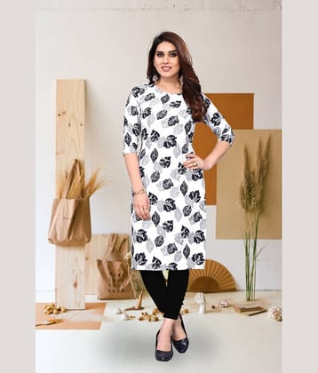 KETAKI FASHION Pack of 1 Crepe Printed Straight Women's Kurti - ( Multicolor )
