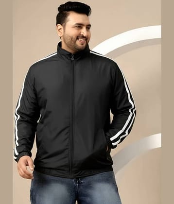 PLUS PARADISE Polyester Men's Windcheater Jacket - Black ( Pack of 1 )