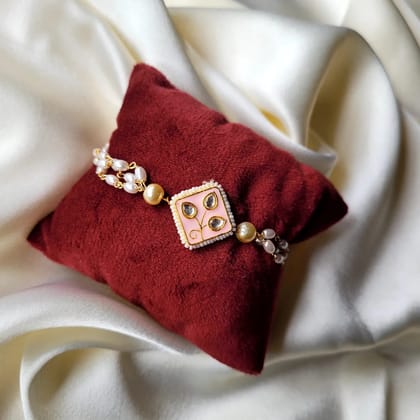 Pink Enamel Bracelet