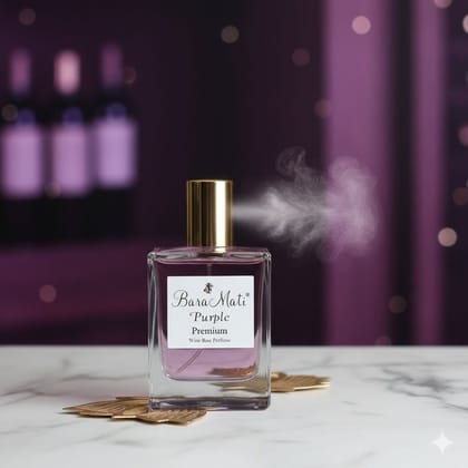 Baramati Purple Premium Wine Base Perfume - Elegant & Long-Lasting Fragrance (50ml)