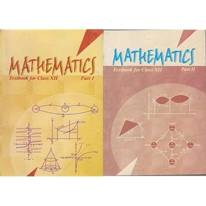 NCERT Mathematics Textbook for Class 12 - Part 1 & 2 - (Set of 2 books)