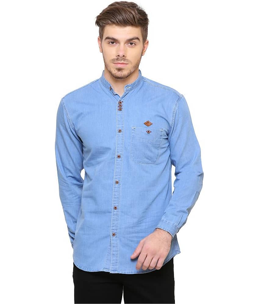 Kuons Avenue Denim Blue Shirt