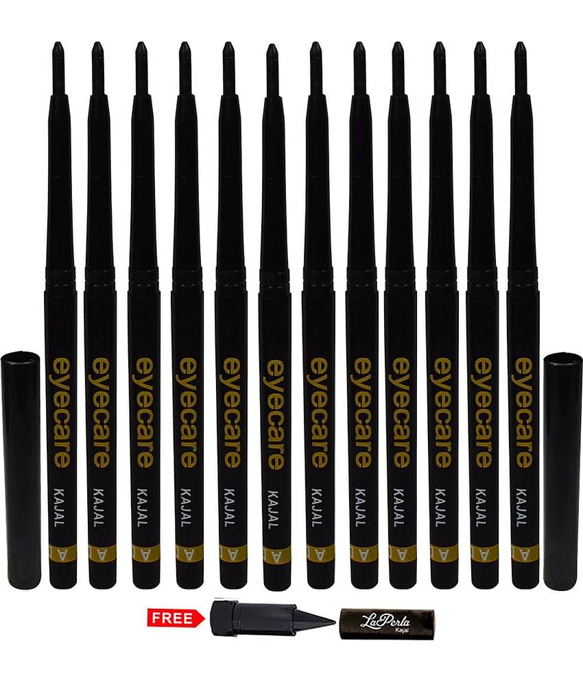 ADS Eyecare Eye & Lip Liner 12PCs Kajal Pencil Black 0.35 gm